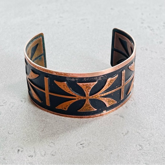 Bell Trading Post Jewelry - Bell Trading Post Copper Native American Tribal Cuff Bracelet